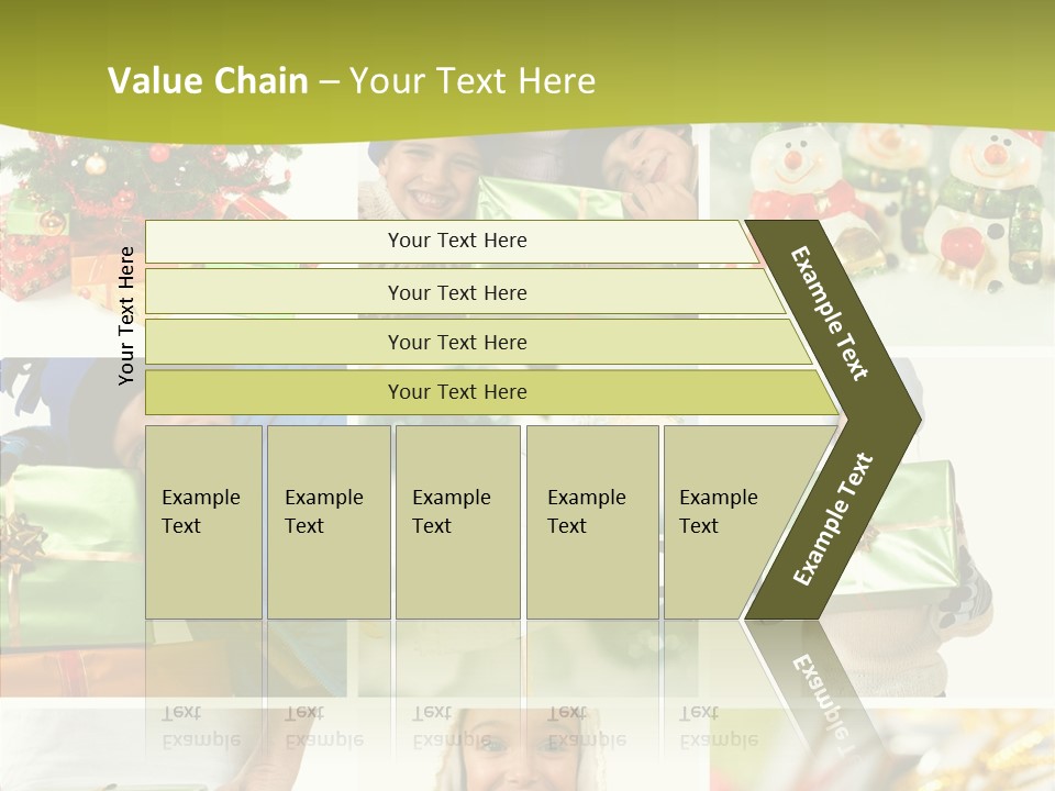 Man Blue Hold PowerPoint Template