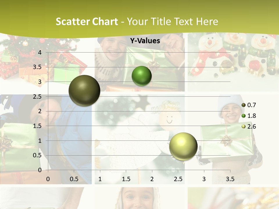 Man Blue Hold PowerPoint Template