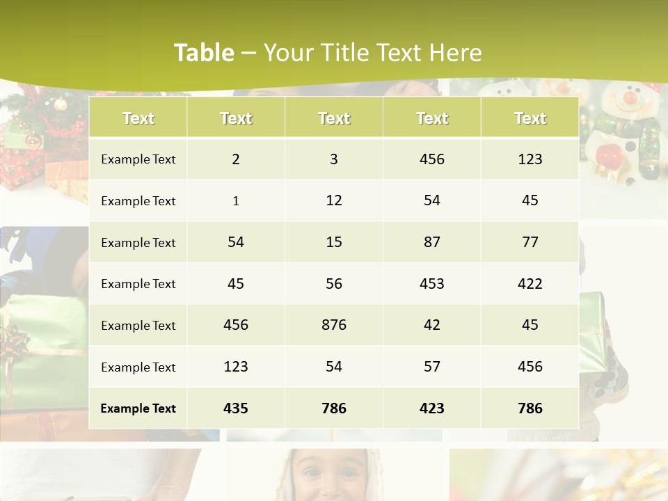 Man Blue Hold PowerPoint Template