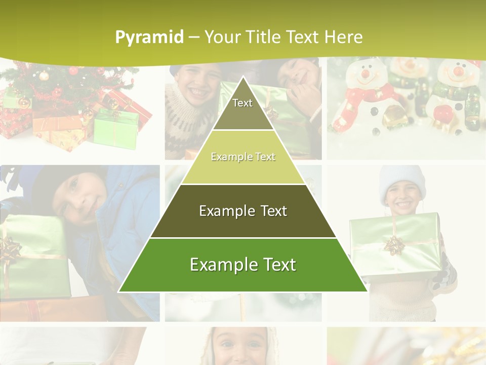 Man Blue Hold PowerPoint Template