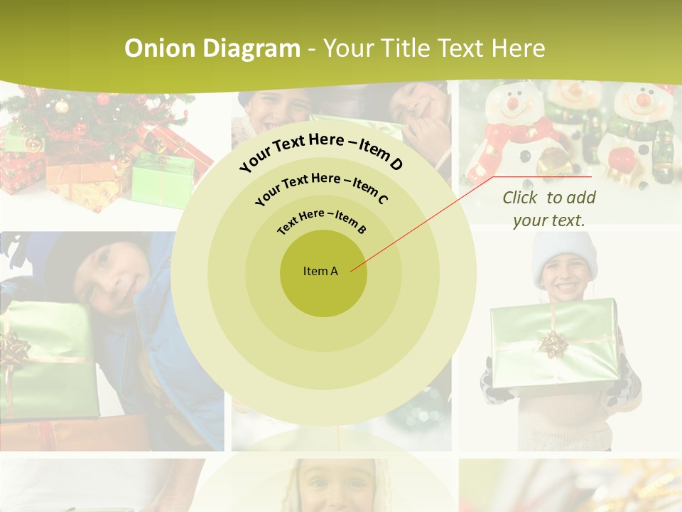 Man Blue Hold PowerPoint Template