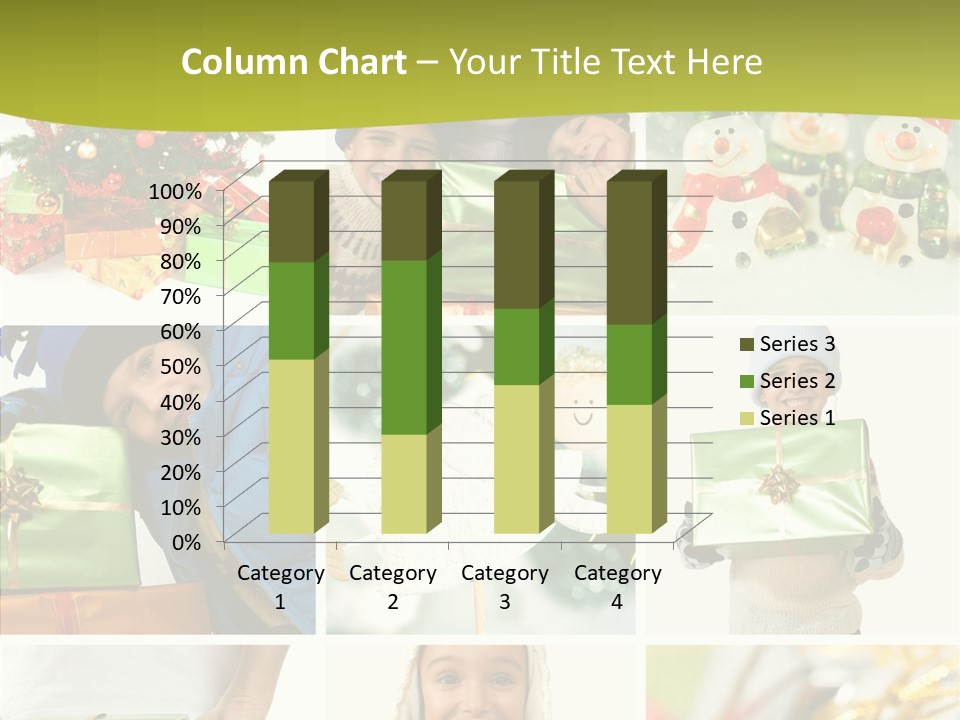 Man Blue Hold PowerPoint Template