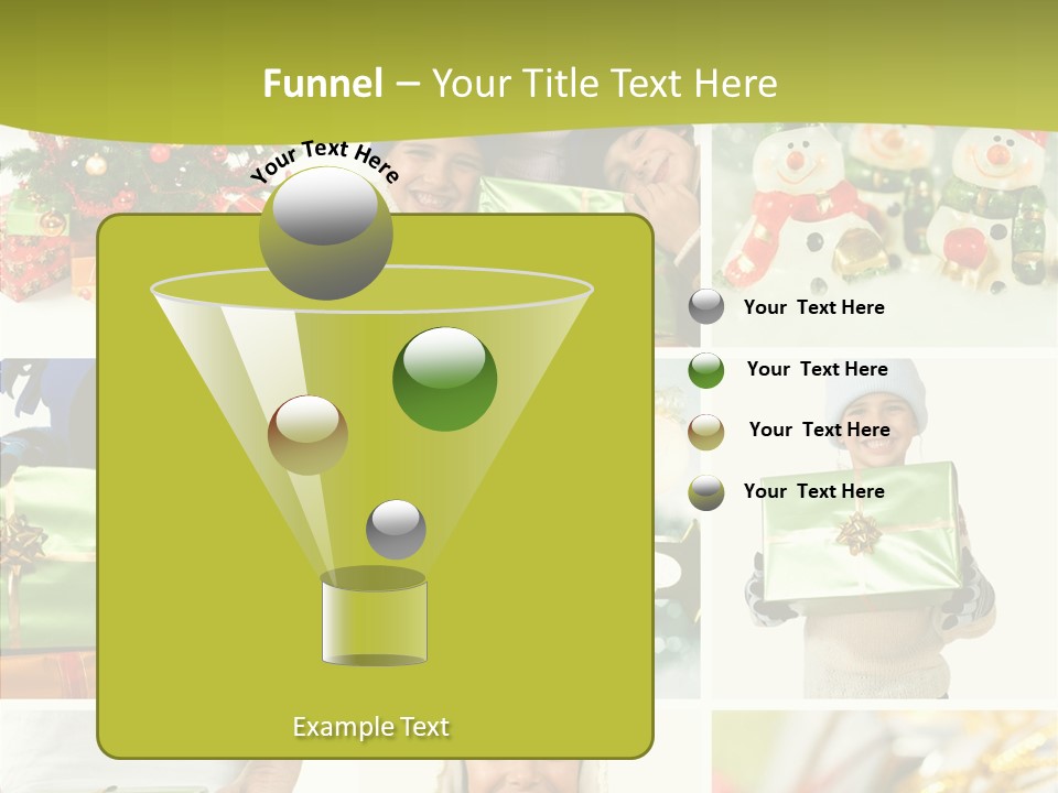 Man Blue Hold PowerPoint Template