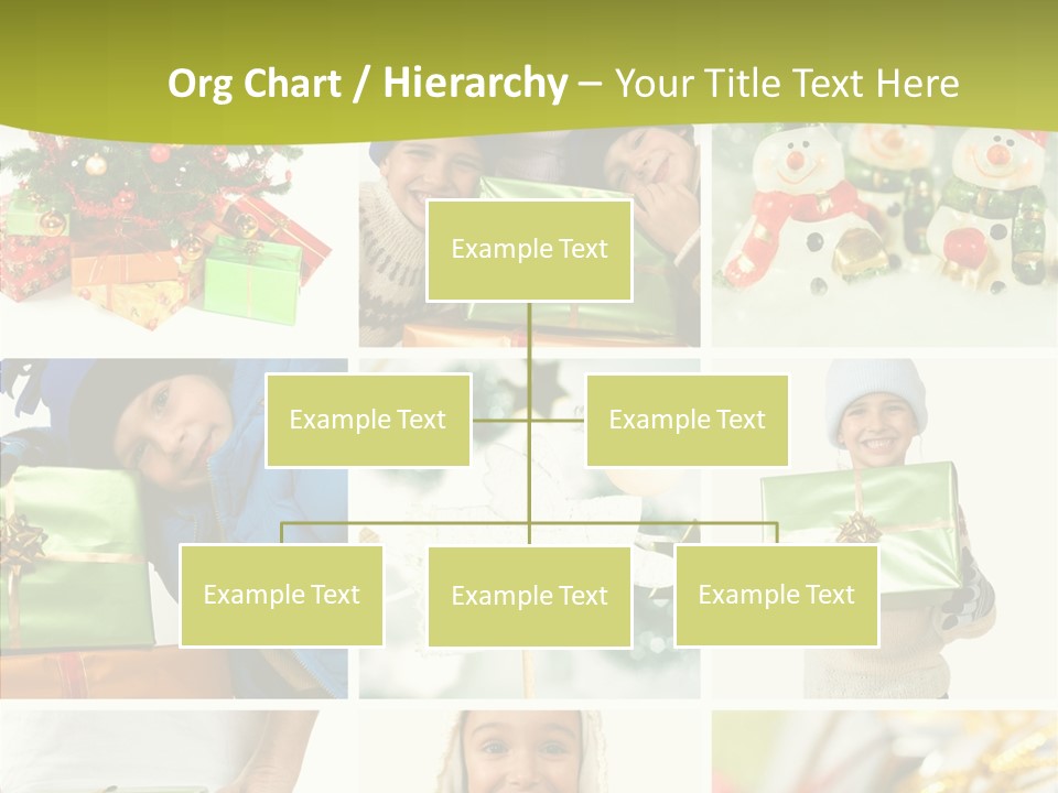 Man Blue Hold PowerPoint Template