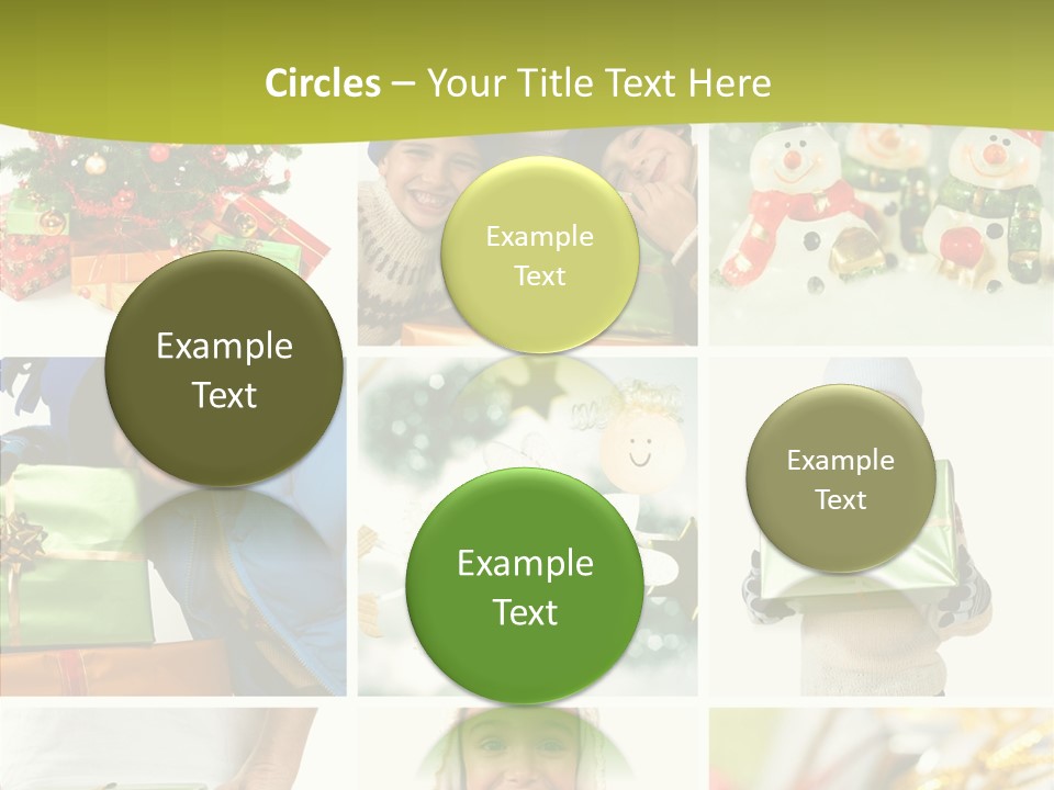 Man Blue Hold PowerPoint Template