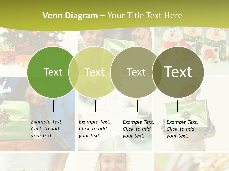 Man Blue Hold PowerPoint Template