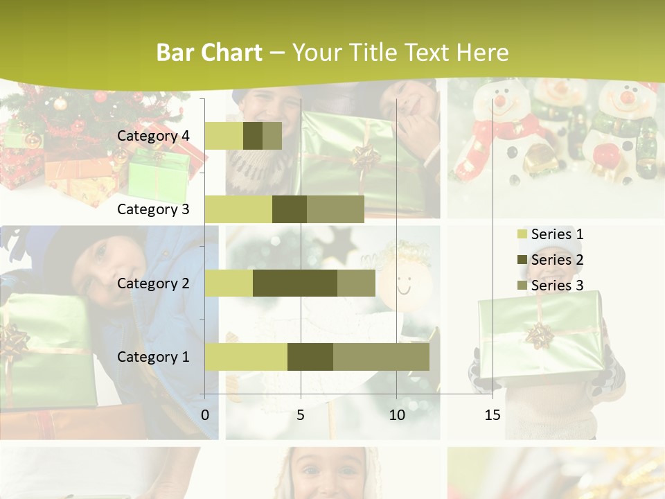 Man Blue Hold PowerPoint Template
