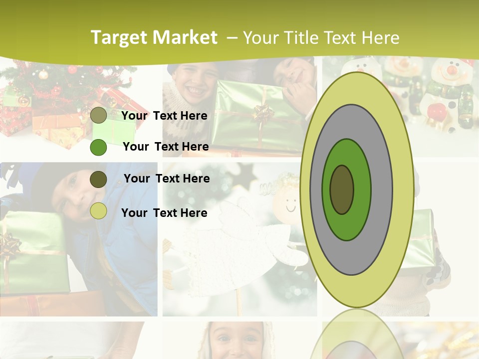 Man Blue Hold PowerPoint Template