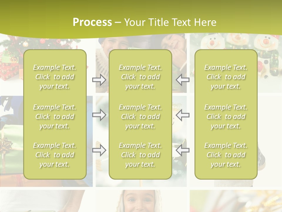 Man Blue Hold PowerPoint Template