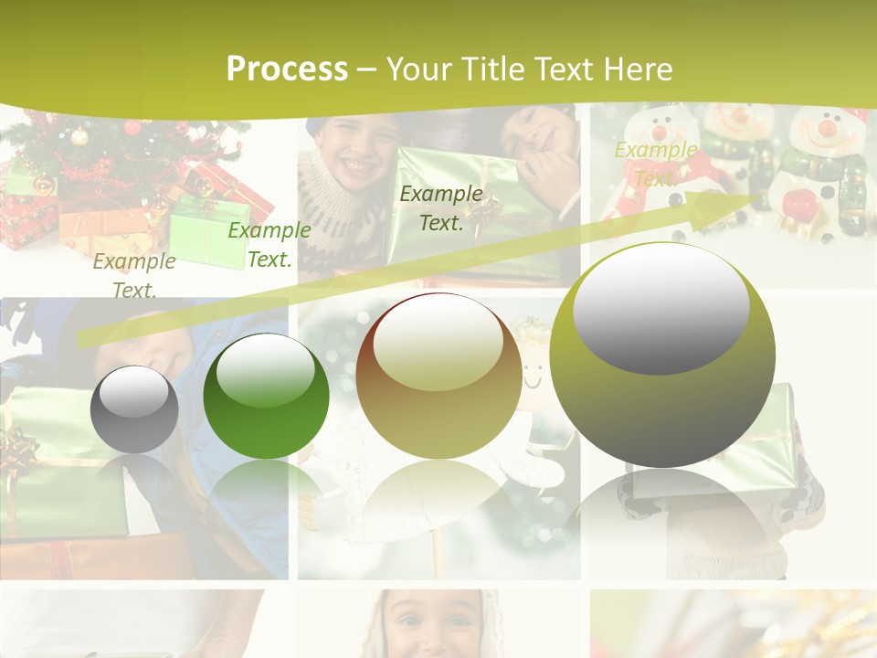 Man Blue Hold PowerPoint Template