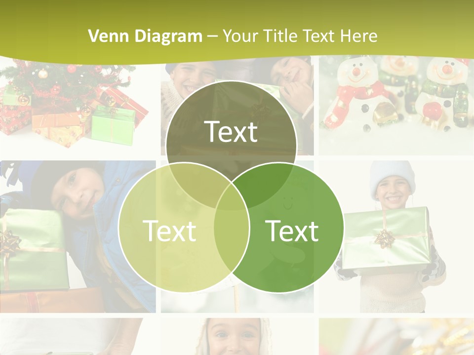 Man Blue Hold PowerPoint Template