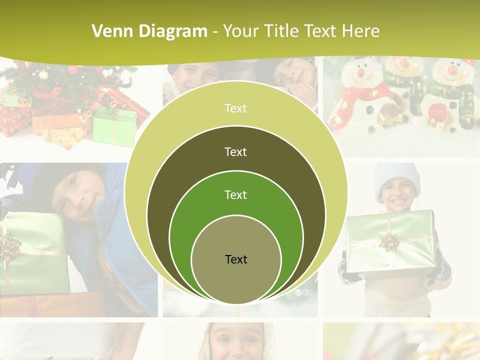 Man Blue Hold PowerPoint Template