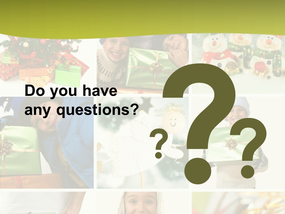 Man Blue Hold PowerPoint Template