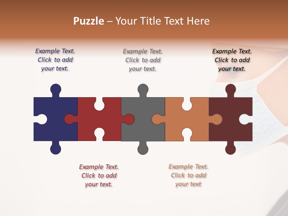 Happy Group Teamwork PowerPoint Template