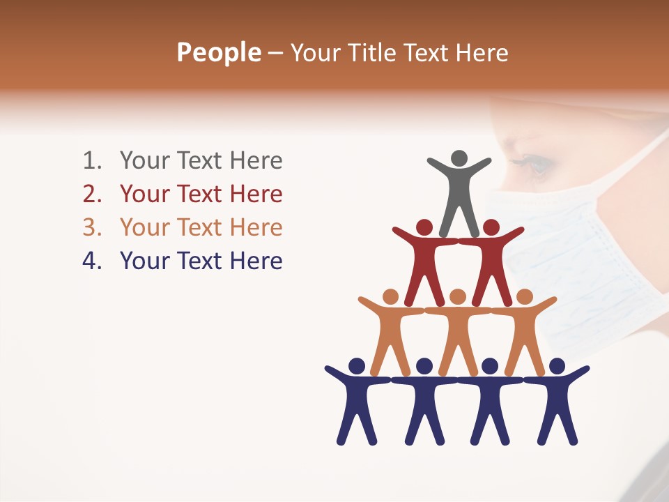 Happy Group Teamwork PowerPoint Template