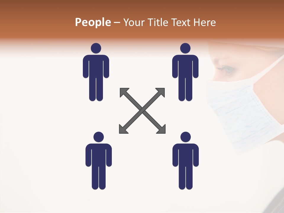 Happy Group Teamwork PowerPoint Template