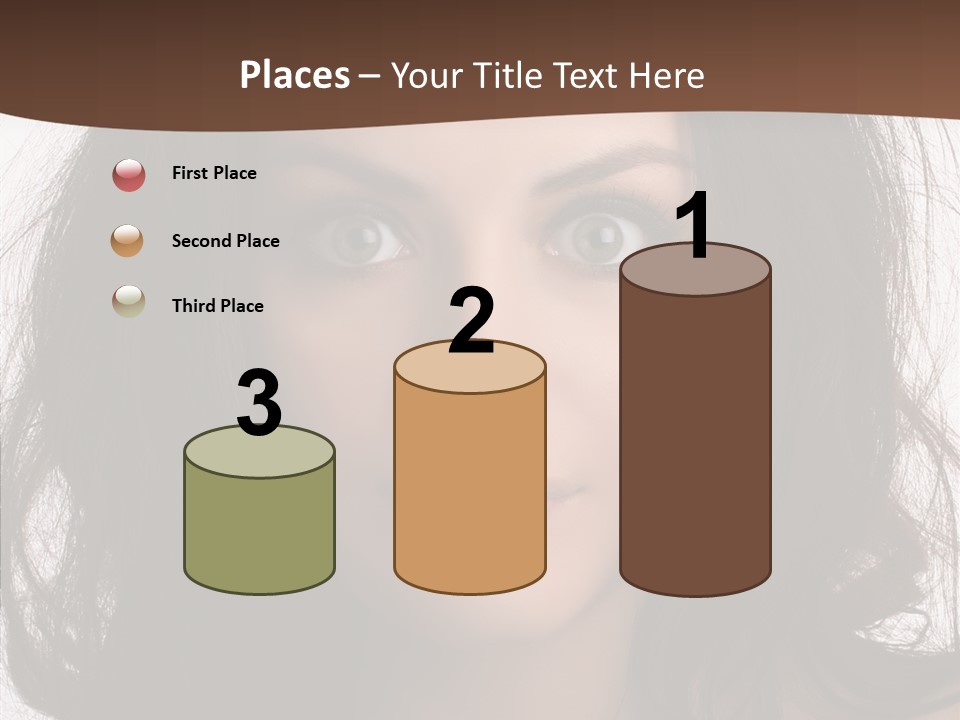 Dessert Isolated Shocked PowerPoint Template