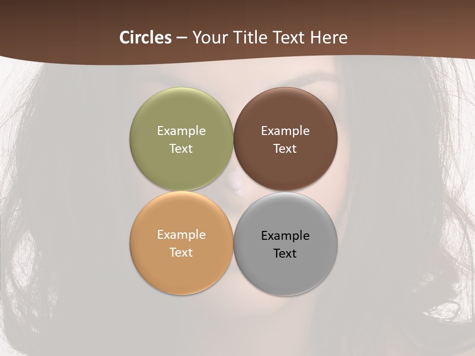 Dessert Isolated Shocked PowerPoint Template