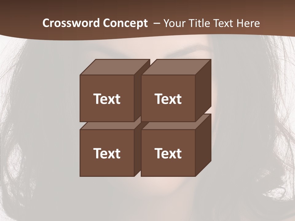 Dessert Isolated Shocked PowerPoint Template