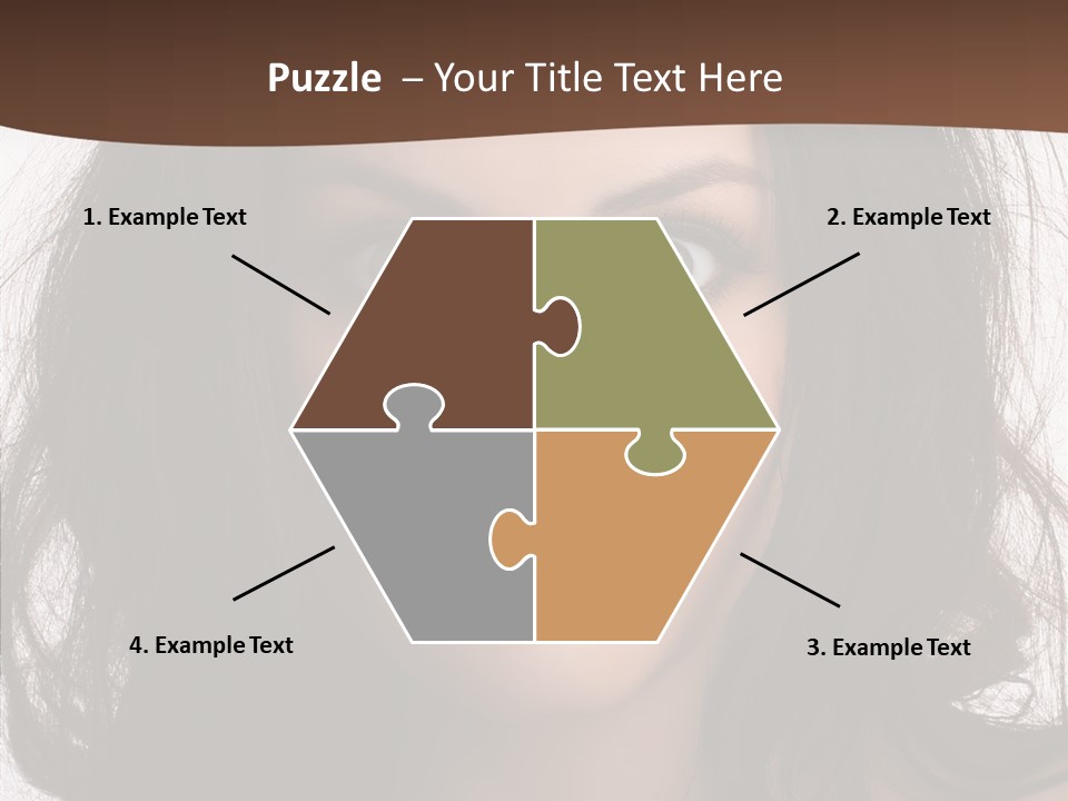 Dessert Isolated Shocked PowerPoint Template