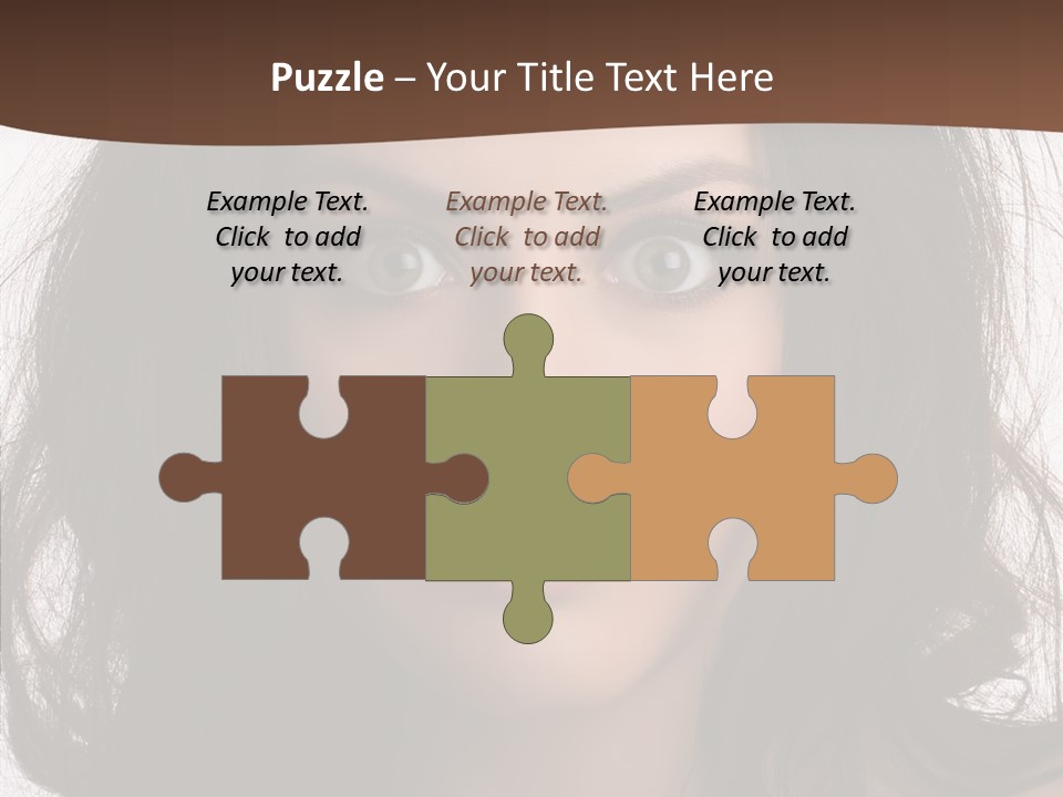 Dessert Isolated Shocked PowerPoint Template