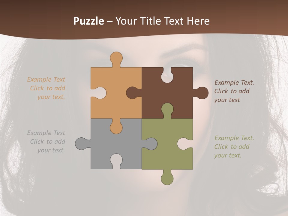 Dessert Isolated Shocked PowerPoint Template