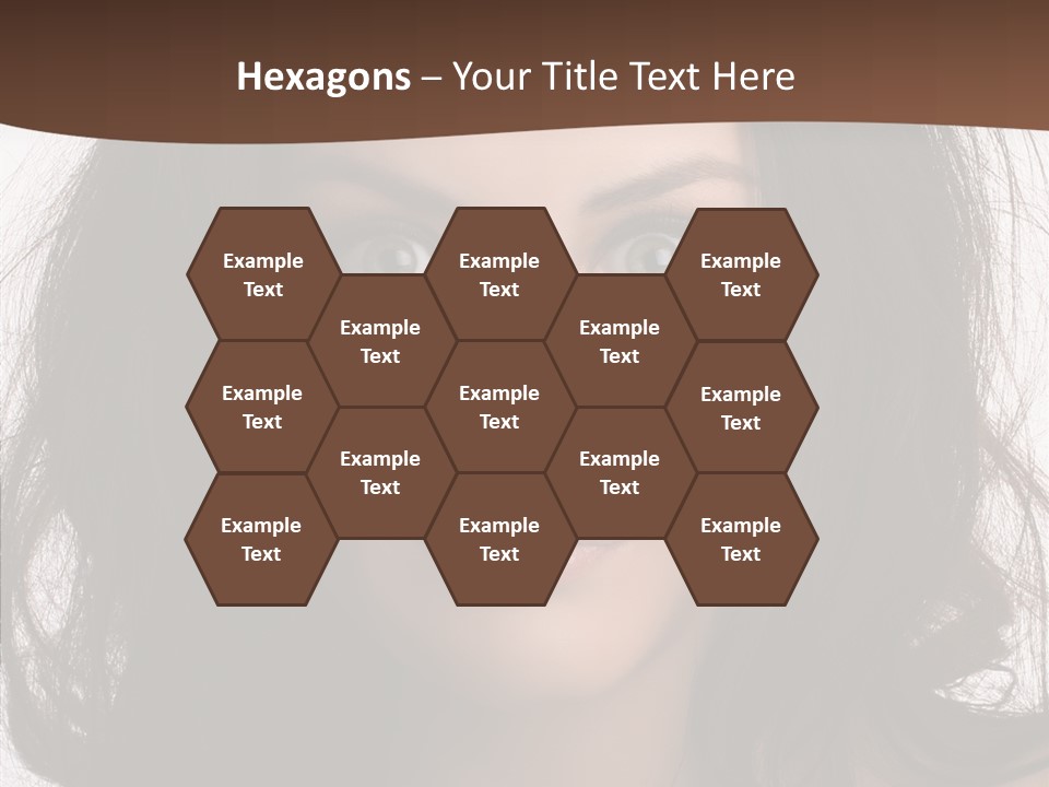 Dessert Isolated Shocked PowerPoint Template