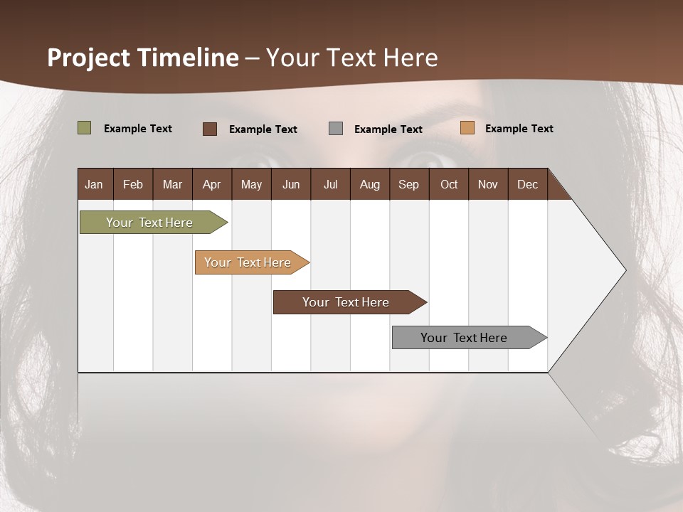 Dessert Isolated Shocked PowerPoint Template
