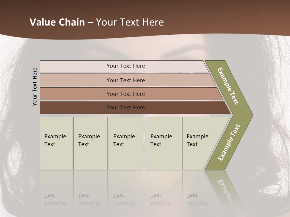 Dessert Isolated Shocked PowerPoint Template