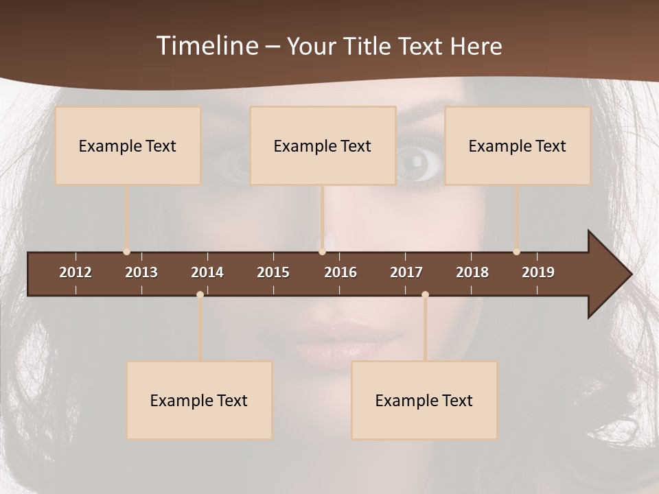Dessert Isolated Shocked PowerPoint Template