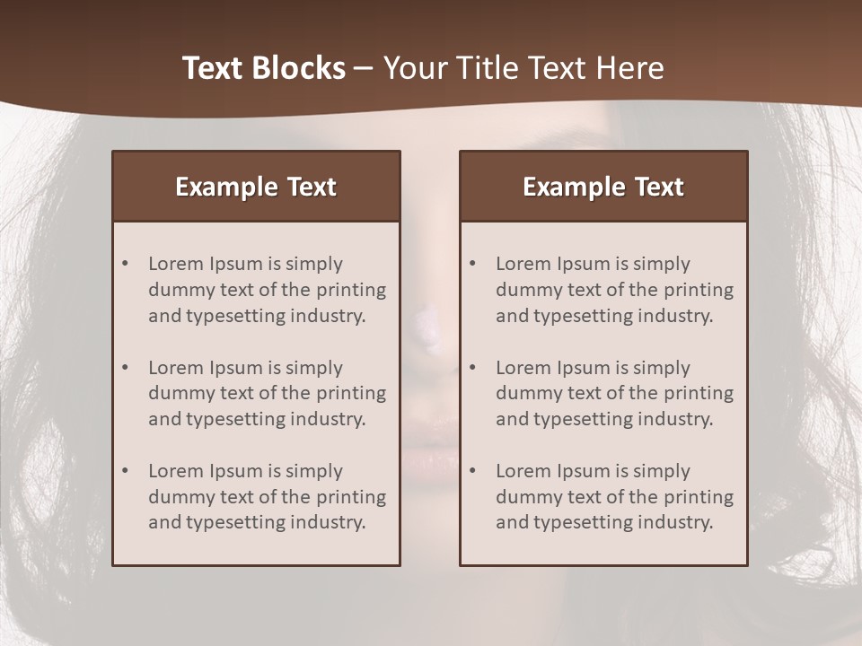 Dessert Isolated Shocked PowerPoint Template