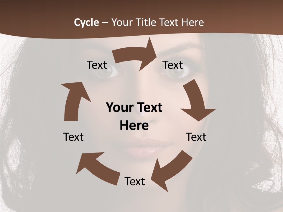Dessert Isolated Shocked PowerPoint Template