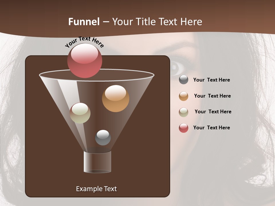 Dessert Isolated Shocked PowerPoint Template