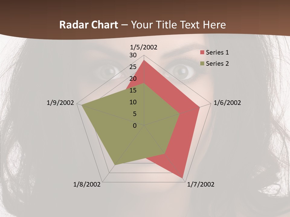 Dessert Isolated Shocked PowerPoint Template