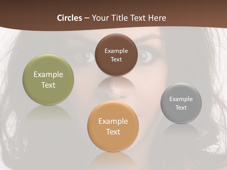 Dessert Isolated Shocked PowerPoint Template