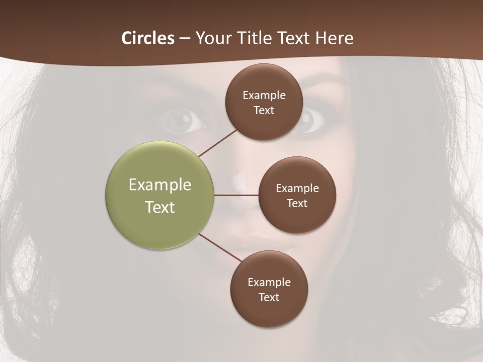 Dessert Isolated Shocked PowerPoint Template