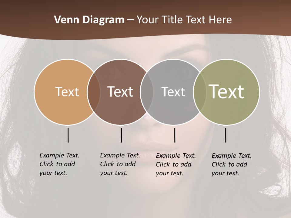 Dessert Isolated Shocked PowerPoint Template