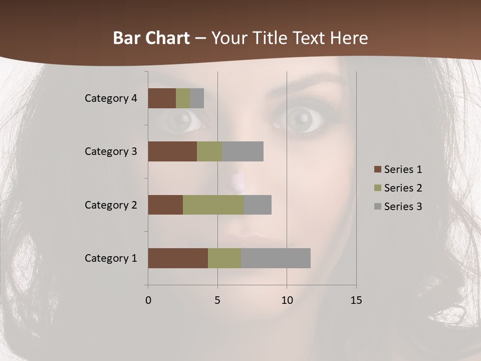 Dessert Isolated Shocked PowerPoint Template