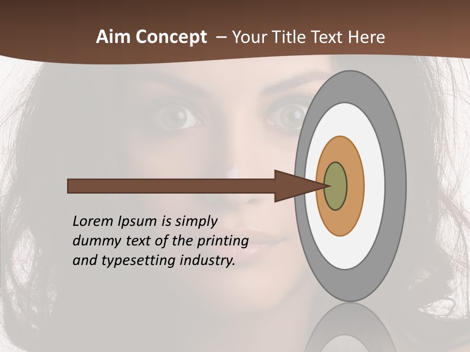 Dessert Isolated Shocked PowerPoint Template