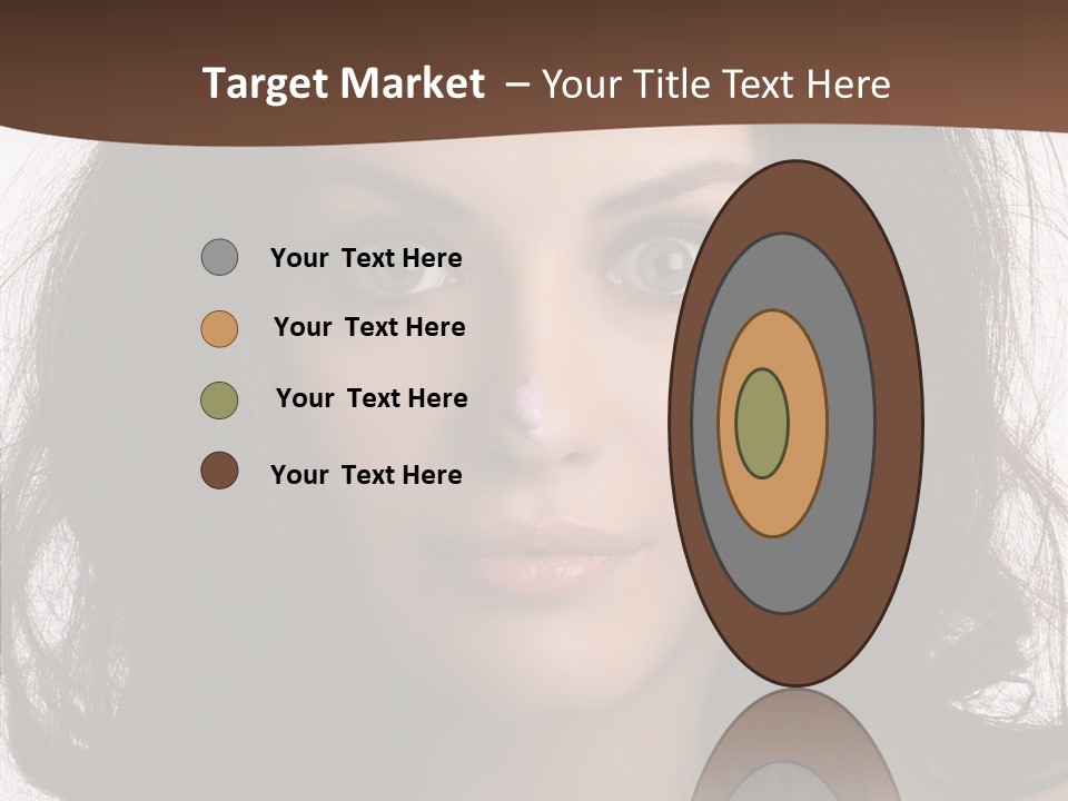 Dessert Isolated Shocked PowerPoint Template