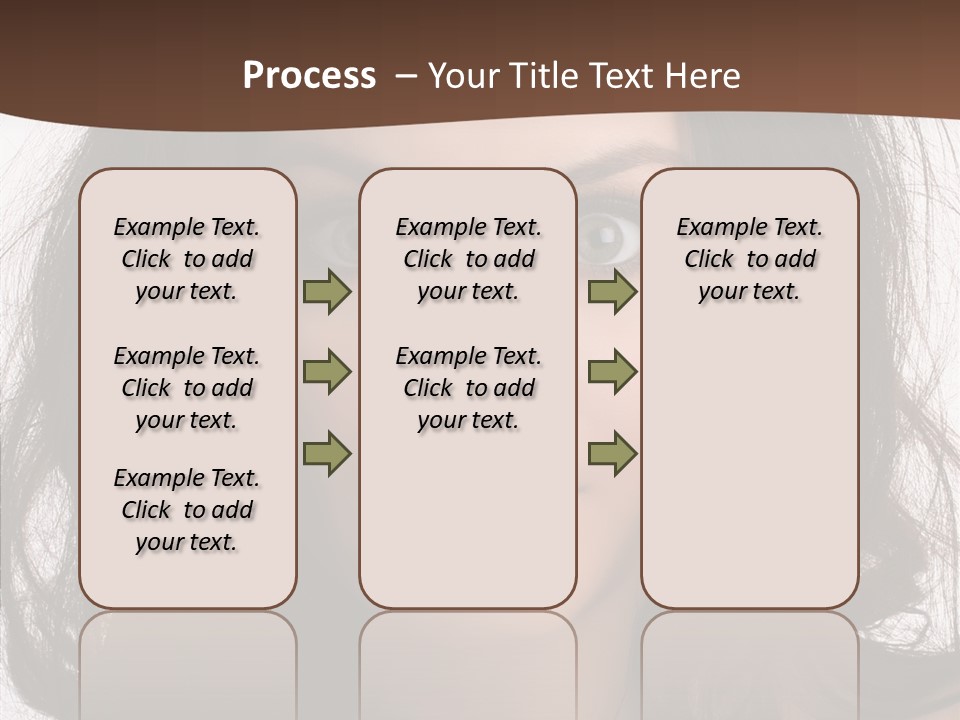 Dessert Isolated Shocked PowerPoint Template