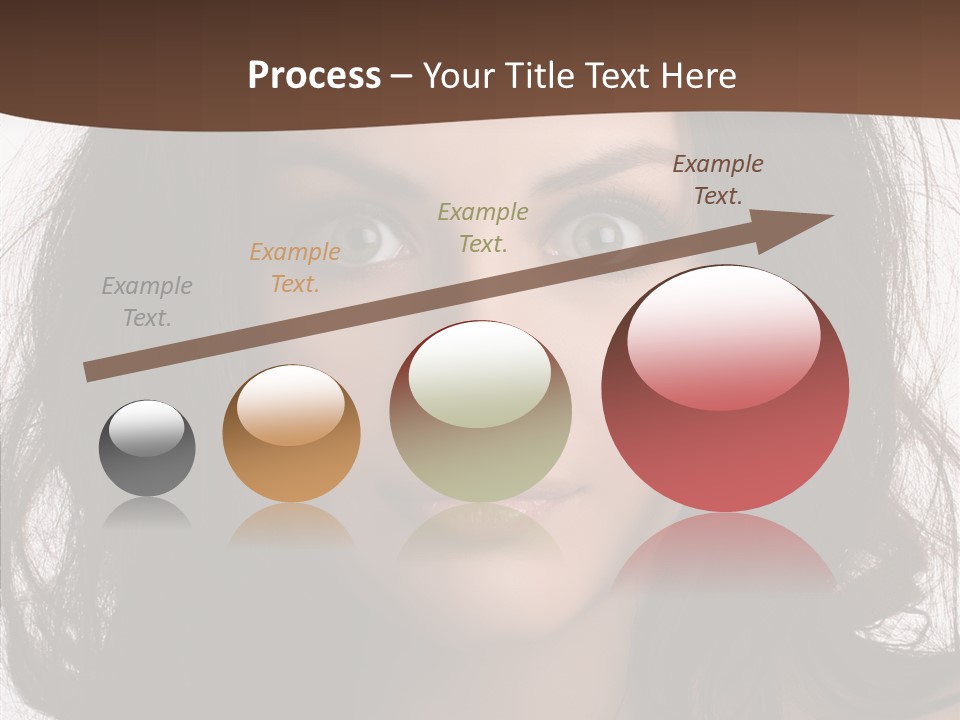 Dessert Isolated Shocked PowerPoint Template