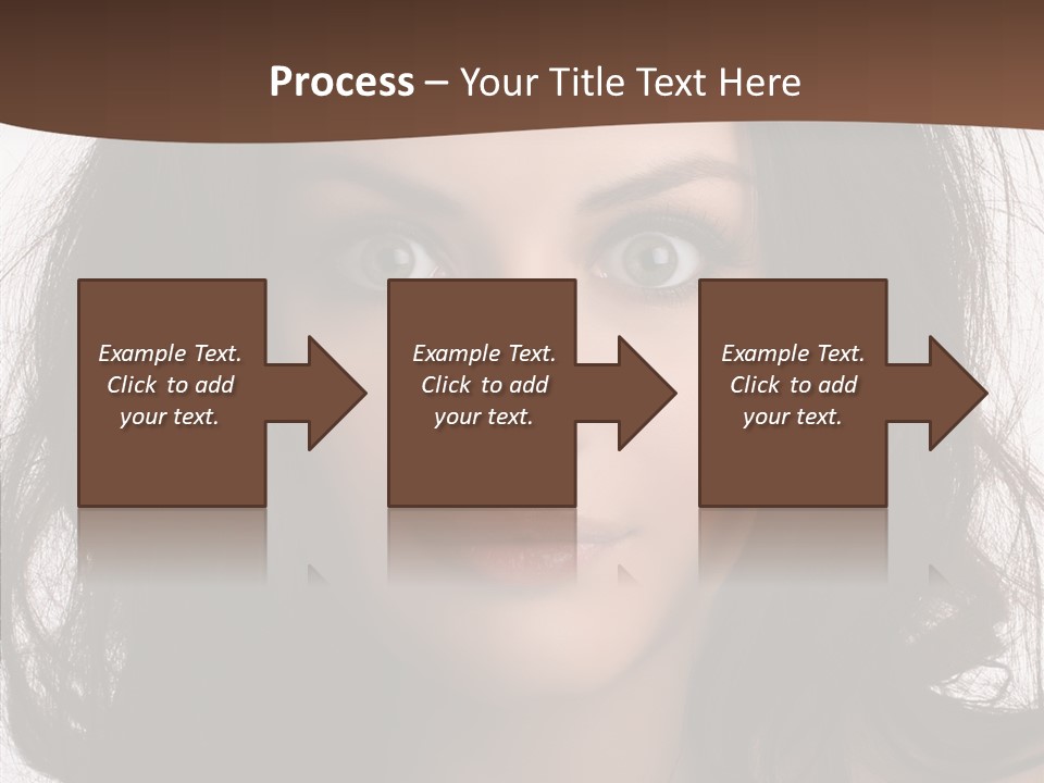 Dessert Isolated Shocked PowerPoint Template