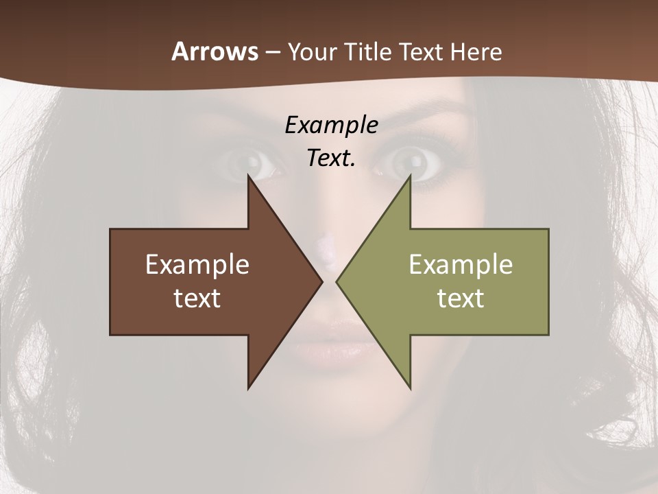 Dessert Isolated Shocked PowerPoint Template