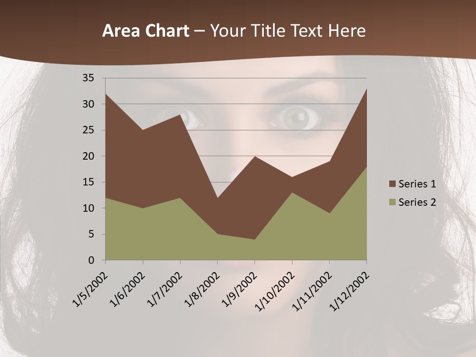 Dessert Isolated Shocked PowerPoint Template