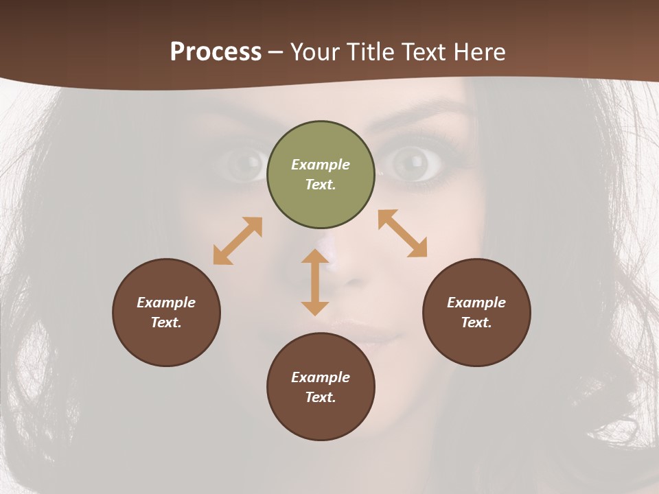 Dessert Isolated Shocked PowerPoint Template