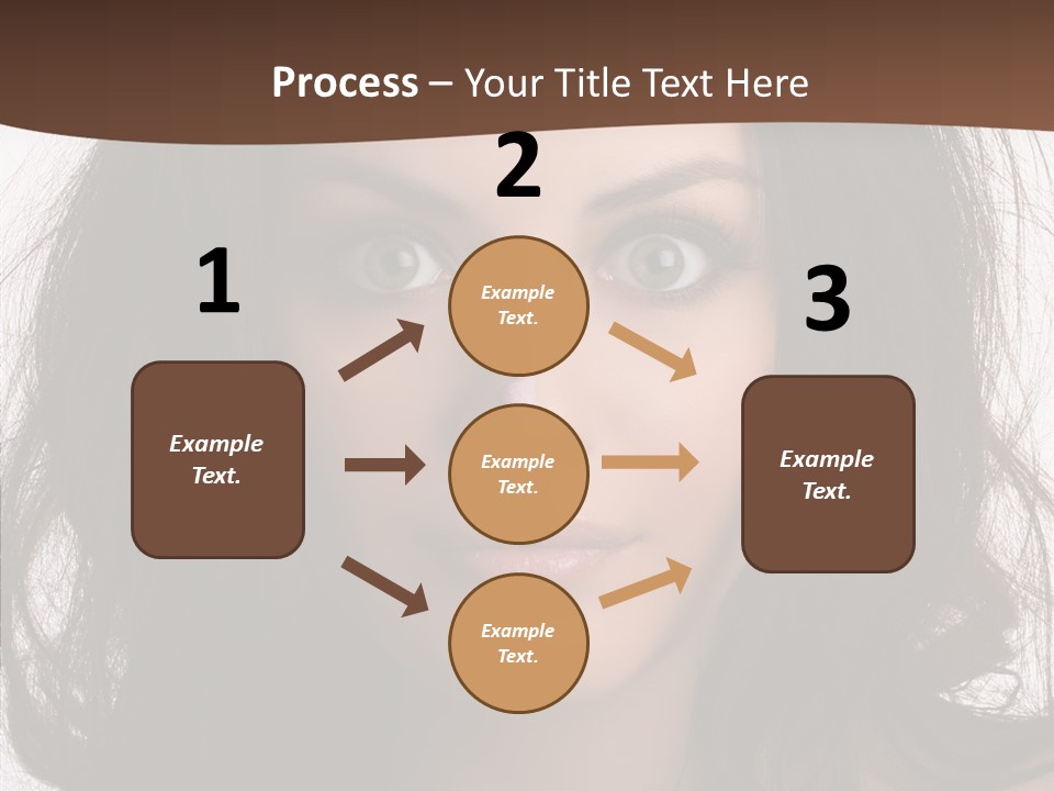 Dessert Isolated Shocked PowerPoint Template