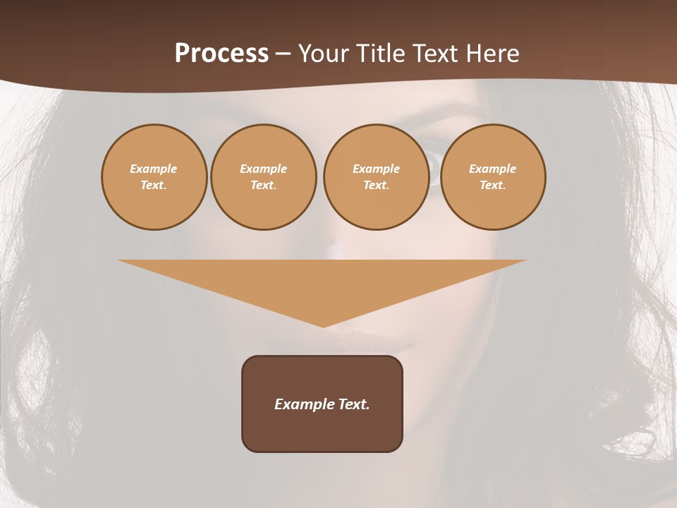 Dessert Isolated Shocked PowerPoint Template