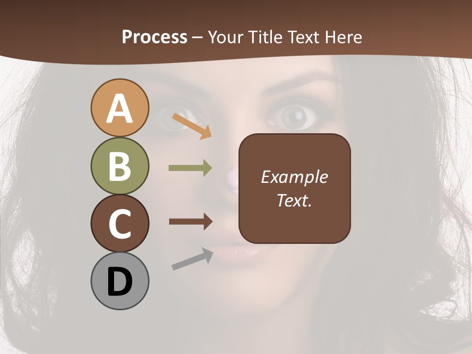 Dessert Isolated Shocked PowerPoint Template