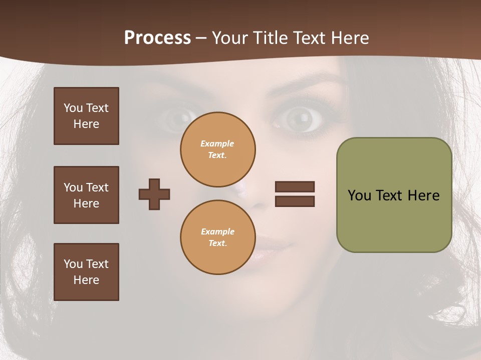 Dessert Isolated Shocked PowerPoint Template